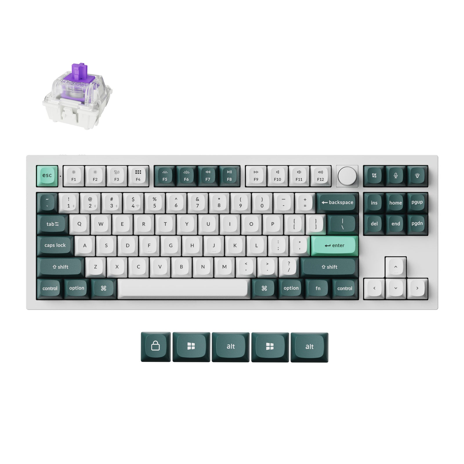 m*t様 Keychron Q3 HE QMK ワイヤレスカスタムキーボード Keychron-Q3-HE-Wireless-Custom