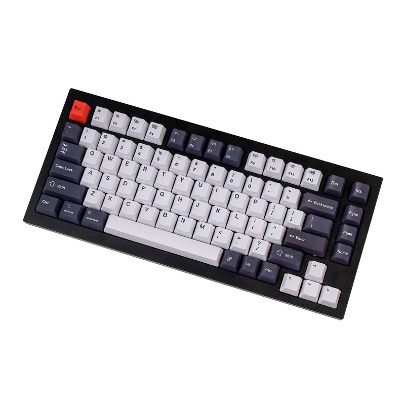 Keychron PBT Keycap Set - Bluish Black White