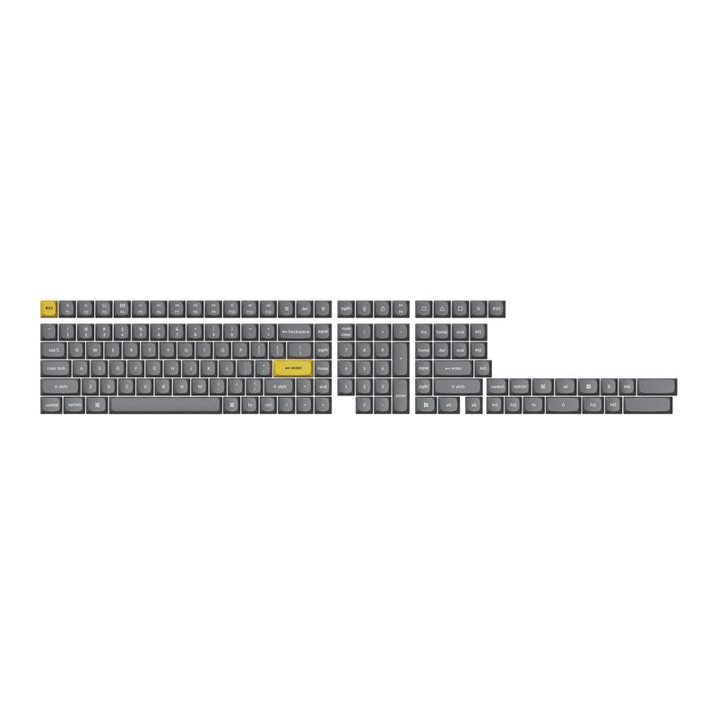 Keychron Doubleshot PBT Keycaps - Dark Grey