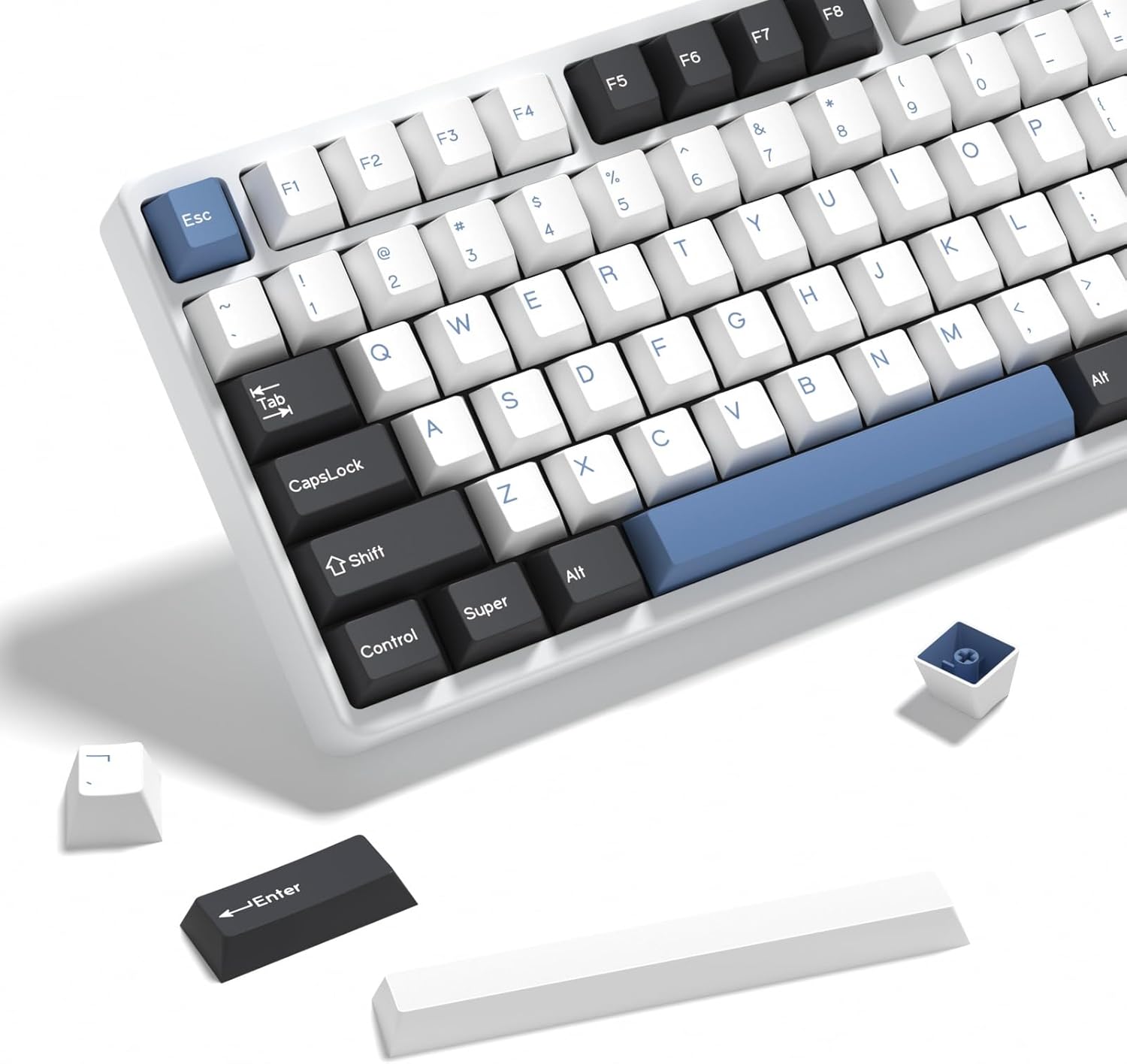 KBDIY PBT Keycap Set - Arctic – Control Shift Escape