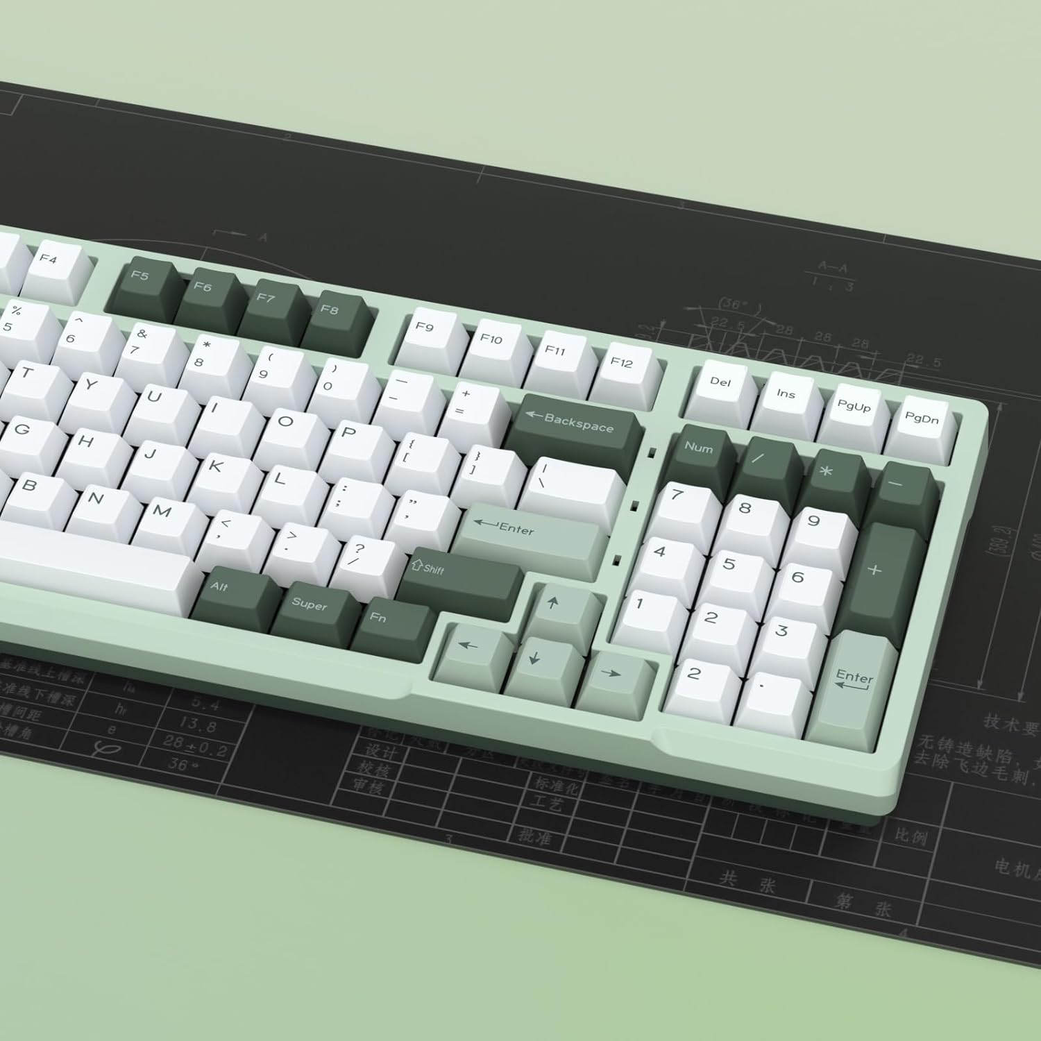 KBDIY PBT Keycap Set - Botanical – Control Shift Escape